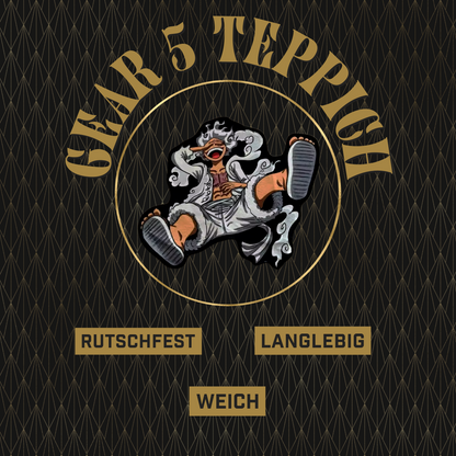 One Piece Luffy Gear 5 Teppich